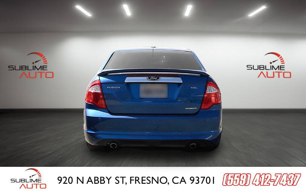 2012 Ford Fusion for sale at SUBLIME AUTO in Fresno, CA