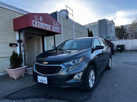 2019 Chevrolet Equinox for sale at Champion Auto LLC in Quincy MA