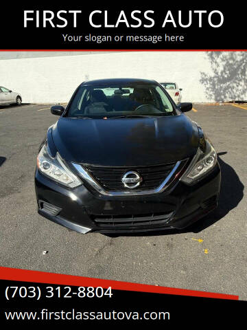 2016 Nissan Altima for sale at FIRST CLASS AUTO in Arlington VA