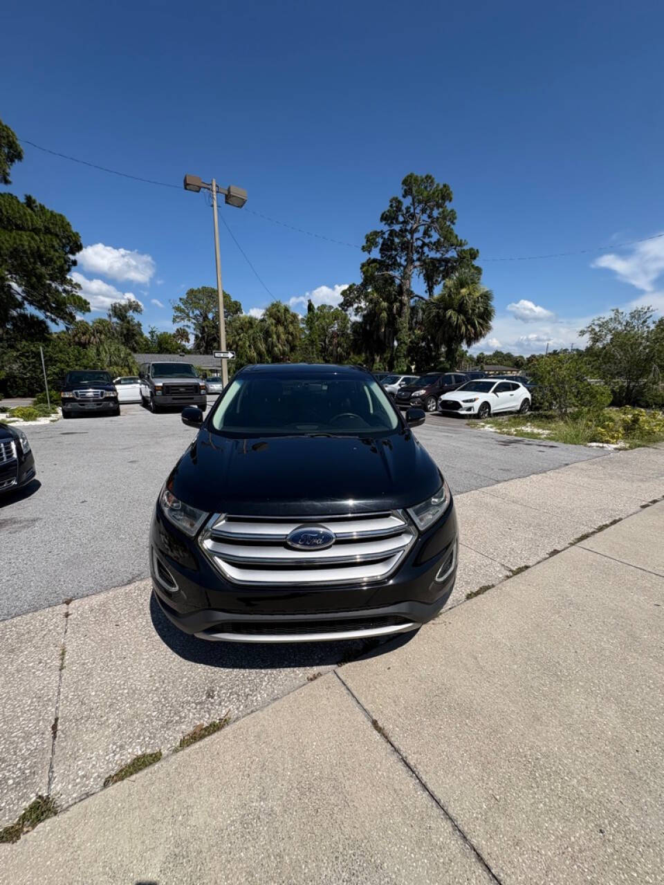 Black 2018 Ford Edge SEL AWD SEL 4dr Crossover 2