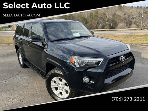 2016 Toyota 4Runner for sale at Select Auto LLC in Ellijay GA