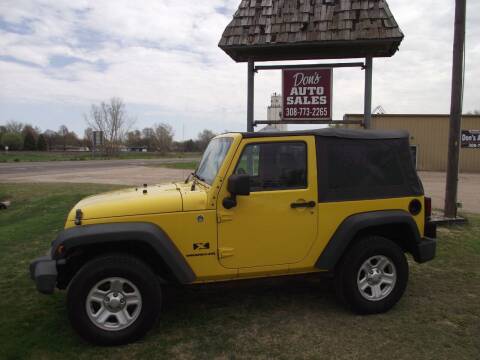 2009 Jeep Wrangler for sale at Don's Auto Sales in Silver Creek NE