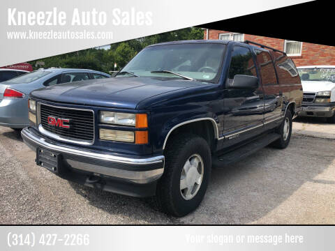 1998 GMC Suburban for sale at Kneezle Auto Sales in Saint Louis MO