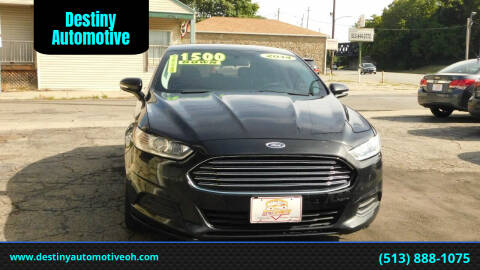 2014 Ford Fusion for sale at Destiny Automotive in Hamilton OH