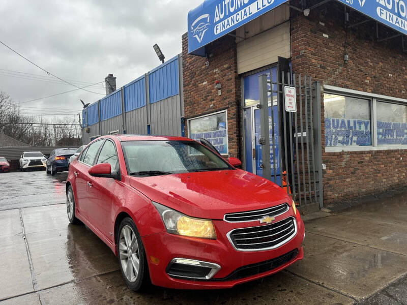 2015 Chevrolet Cruze for sale at Automotive Financial in Detroit MI