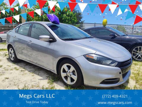 2015 Dodge Dart for sale at Megs Cars LLC in Fort Pierce FL