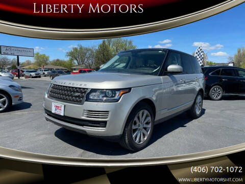 2015 Land Rover Range Rover for sale at Liberty Motors in Billings MT