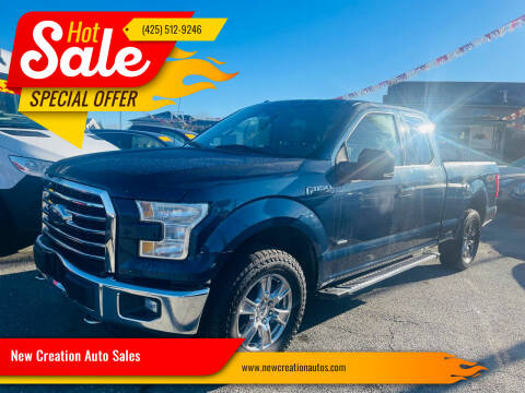 2017 Ford F-150 for sale at New Creation Auto Sales in Everett WA