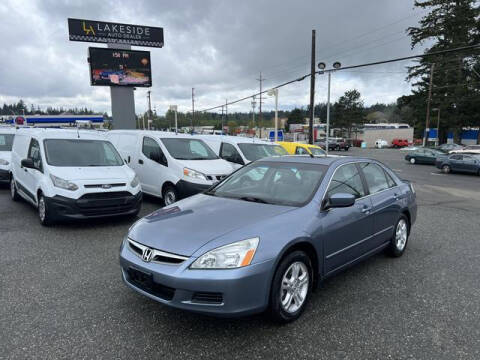 2007 Honda Accord for sale at Lakeside Auto in Lynnwood WA