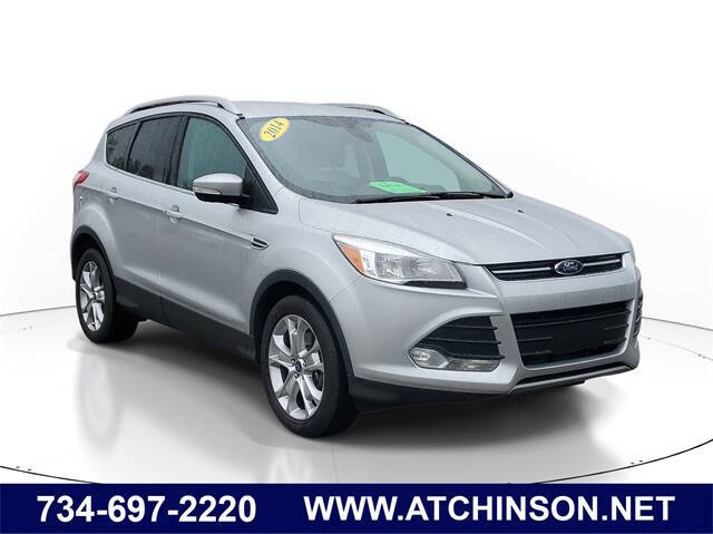 Used 2014 Ford Escape Titanium with VIN 1FMCU9J9XEUE36451 for sale in Belleville, MI