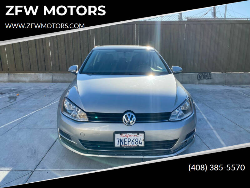 2015 Volkswagen Golf for sale at ZFW MOTORS in Soquel CA