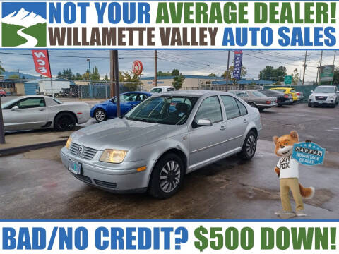 2004 Volkswagen Jetta for sale at Willamette Valley Auto Sales in Springfield OR