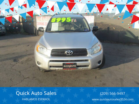 2008 Toyota RAV4 for sale at Quick Auto Sales in Ceres CA