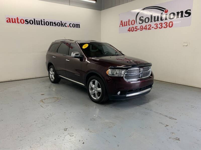 2012 Dodge Durango for sale at Auto Solutions in Warr Acres OK