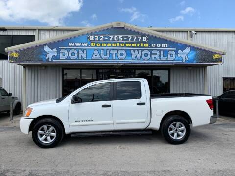 2012 Nissan Titan for sale at Don Auto World in Houston TX