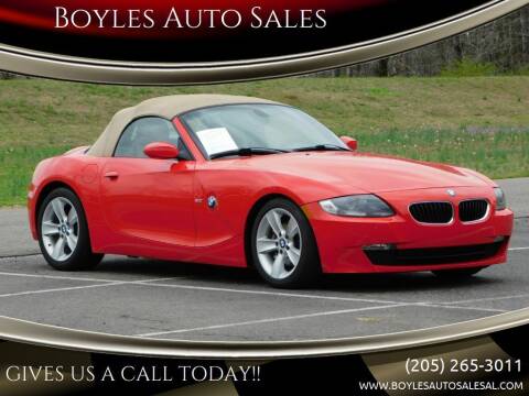 2007 BMW Z4 for sale at Boyles Auto Sales in Jasper AL