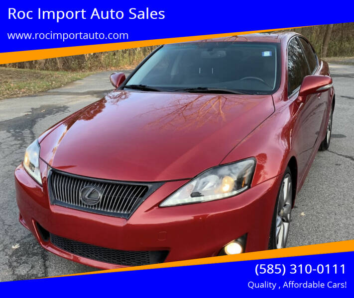 2013 Lexus IS 250 for sale at Roc Import Auto Sales in Rochester NY