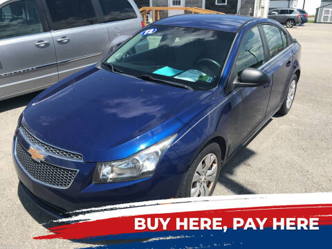 2012 Chevrolet Cruze for sale at RACEN AUTO SALES LLC in Buckhannon WV