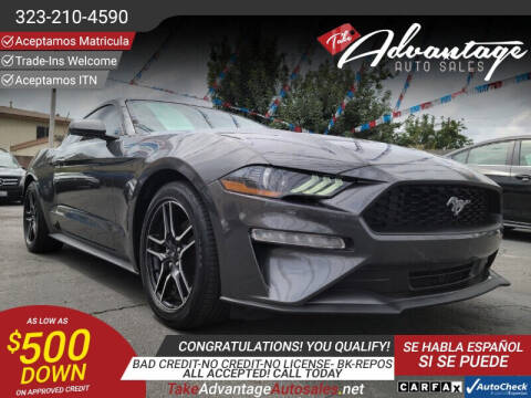 2019 Ford Mustang for sale at ADVANTAGE AUTO SALES INC in Bell CA