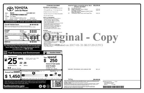 2017 Toyota RAV4 XLE