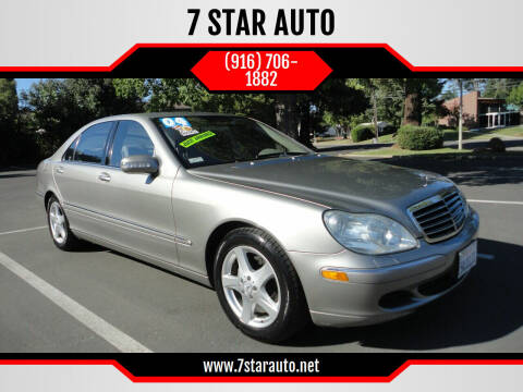 2004 Mercedes-Benz S-Class for sale at 7 STAR AUTO in Sacramento CA