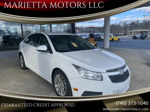 2013 Chevrolet Cruze for sale at MARIETTA MOTORS LLC in Marietta OH