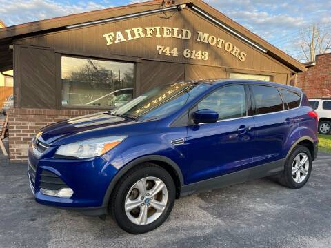 2013 Ford Escape for sale at Fairfield Motors in Fort Wayne IN