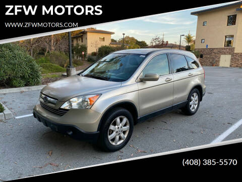 2007 Honda CR-V for sale at ZFW MOTORS in Soquel CA