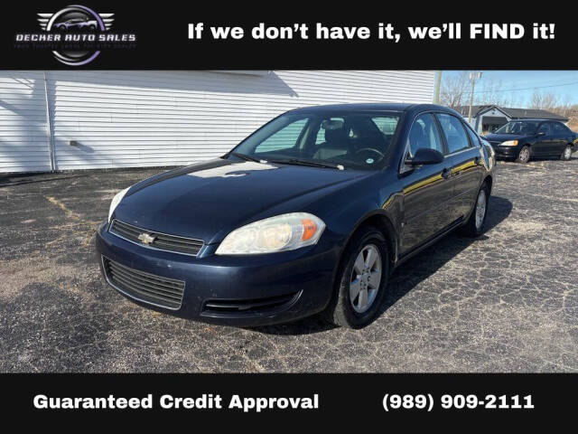 2008 Chevrolet Impala for sale at DECKER AUTO SALES in Bay City, MI