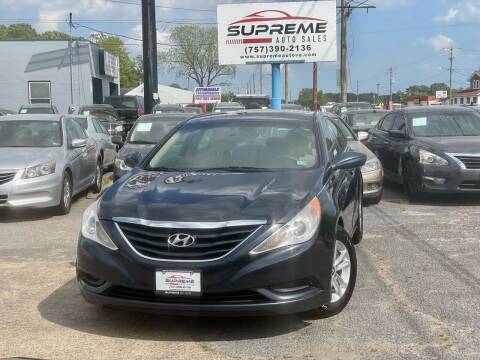 2012 Hyundai Sonata for sale at Supreme Auto Sales in Chesapeake VA