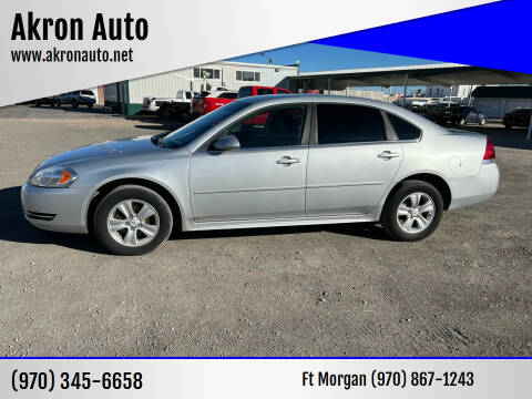 2012 Chevrolet Impala for sale at Akron Auto in Akron CO