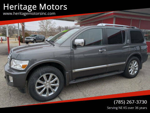 2010 Infiniti QX56 for sale at Heritage Motors in Topeka KS