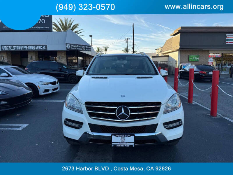 2012 Mercedes-Benz M-Class ML 350