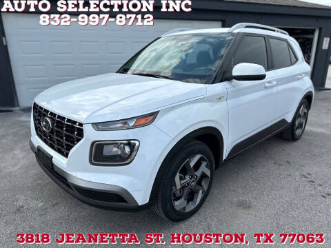 2021 Hyundai Venue for sale at Auto Selection Inc. in Houston TX