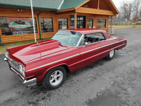 1964 Chevrolet Impala for sale at Ross Customs Muscle Cars LLC in Goodrich MI