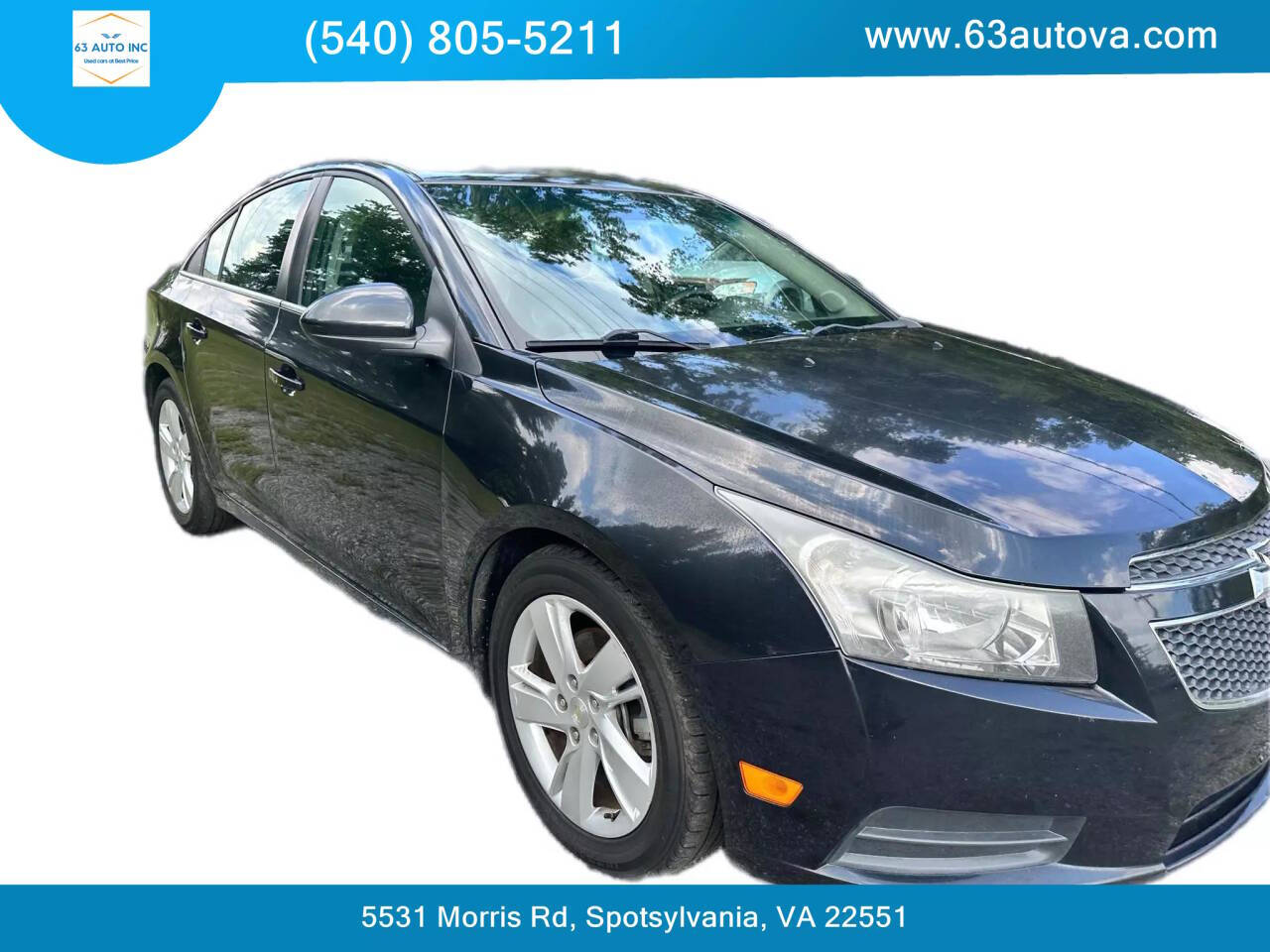 2014 Chevrolet Cruze for sale at 63 Auto Inc in Spotsylvania, VA