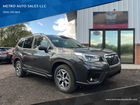 2021 Subaru Forester for sale at METRO AUTO SALES LLC in Lino Lakes MN