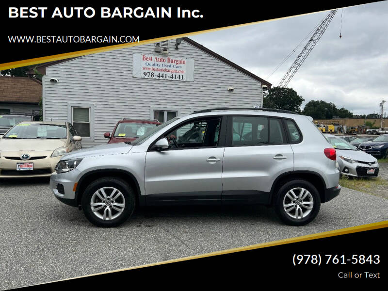 2016 Volkswagen Tiguan for sale at BEST AUTO BARGAIN inc. in Lowell MA