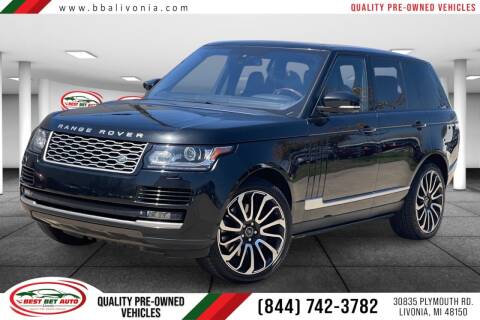 2014 Land Rover Range Rover for sale at Best Bet Auto in Livonia MI