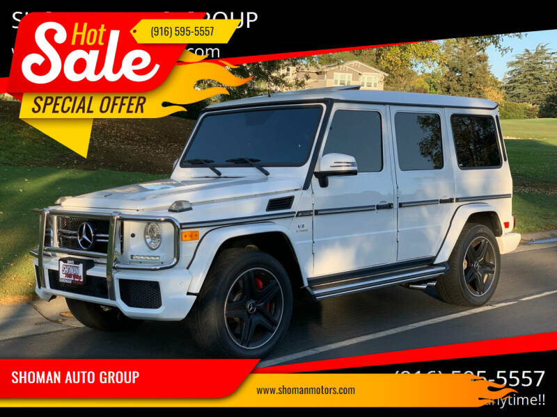 2014 Mercedes-Benz G-Class for sale at SHOMAN AUTO GROUP in Davis CA