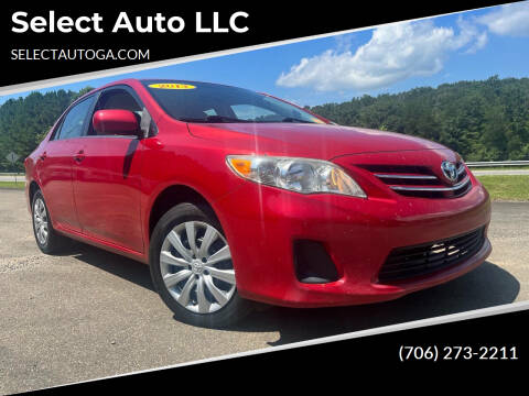 2013 Toyota Corolla for sale at Select Auto LLC in Ellijay GA