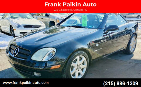 1998 Mercedes-Benz SLK for sale at Frank Paikin Auto in Glenside PA