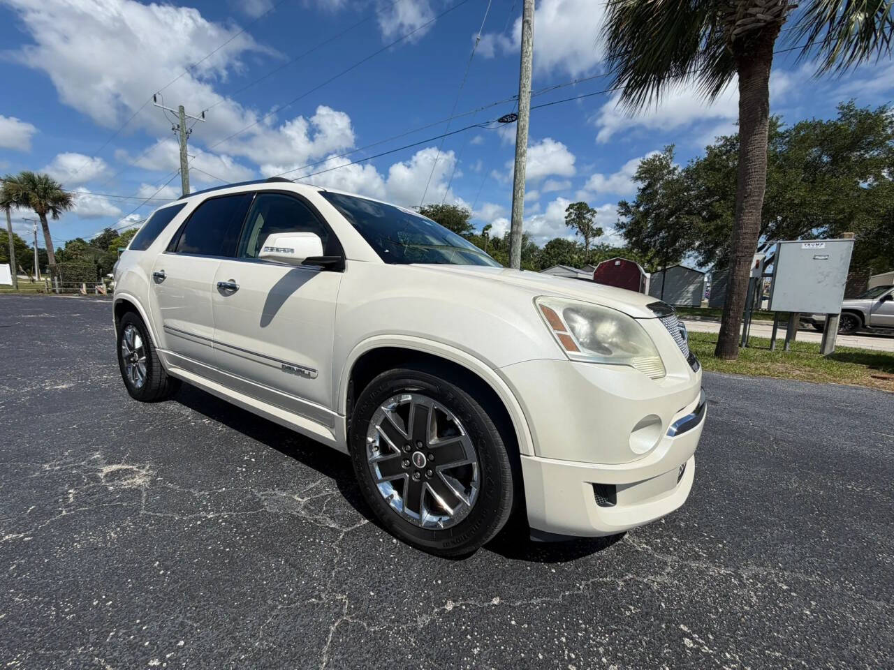 White 2012 GMC Acadia Denali AWD Denali 4dr SUV 2