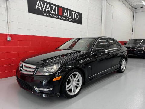 2012 Mercedes-Benz C-Class for sale at AVAZI AUTO GROUP LLC in Gaithersburg MD