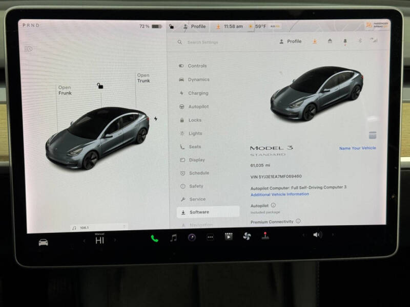 2021 Tesla Model 3 Standard Range Plus