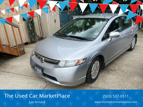 2007 Honda Civic for sale at The Used Car MarketPlace in Newberg OR