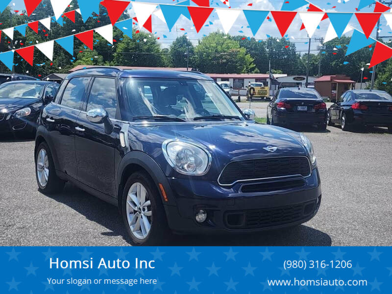 2014 MINI Countryman for sale at Homsi Auto Inc in Kannapolis NC