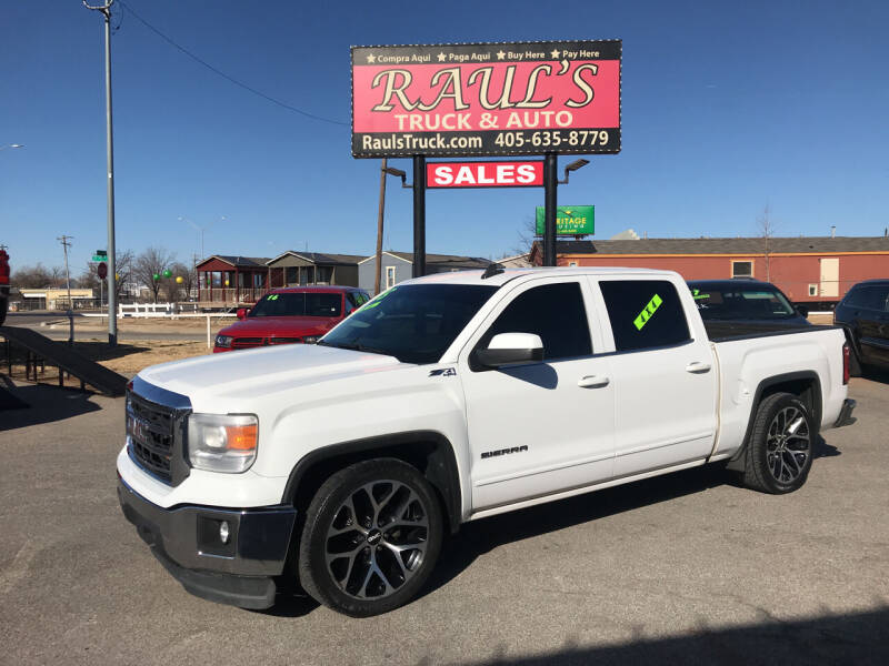 2015 GMC Sierra 1500 for sale at RAUL'S TRUCK & AUTO SALES, INC in Oklahoma City OK