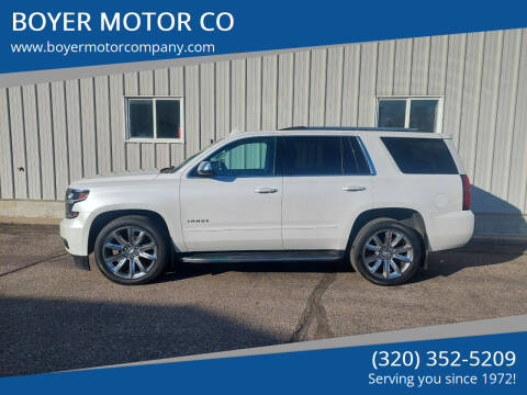 2017 Chevrolet Tahoe for sale at BOYER MOTOR CO in Sauk Centre MN