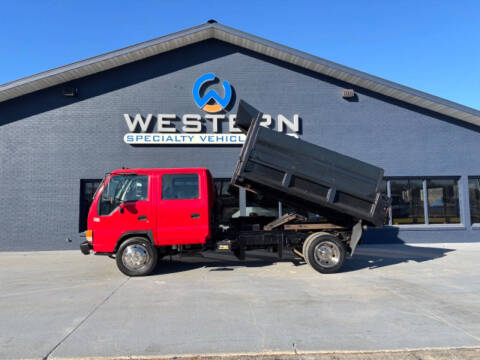 2003 Isuzu Crew Cab Dump Truck for sale at Western Specialty Vehicle Sales in Braidwood IL